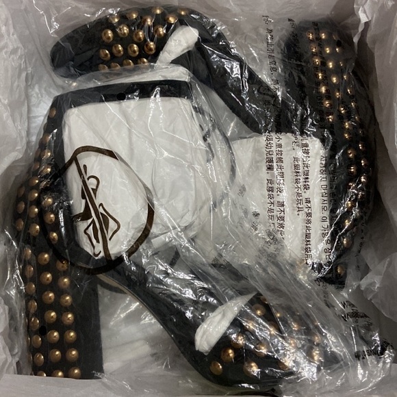 Michael Kors Leela Studded Suede Sandal - Picture 14 of 16